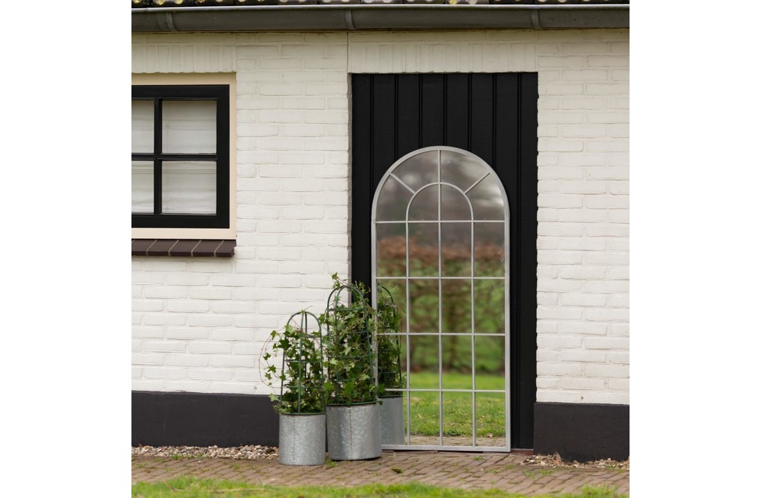Esschert design - Bloembak met plantensteun set van 2