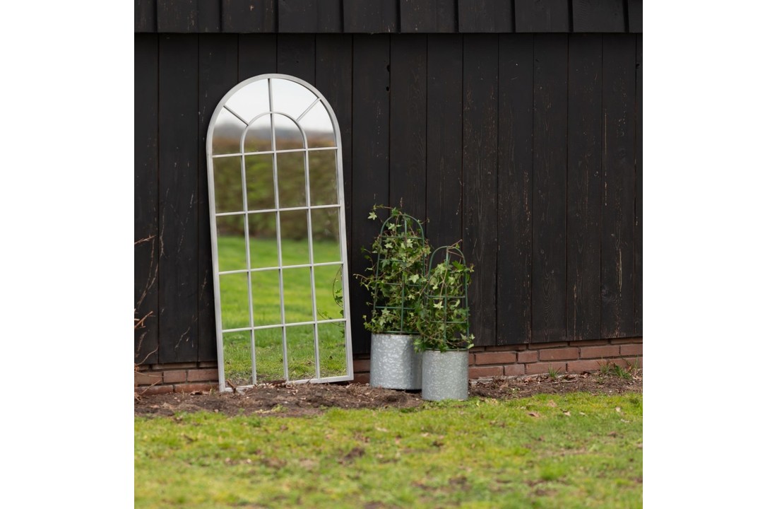 Esschert design - Bloembak met plantensteun set van 2