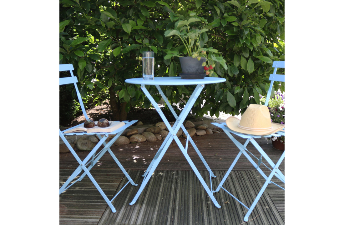 50 tinten blauw bistroset - Esschert design