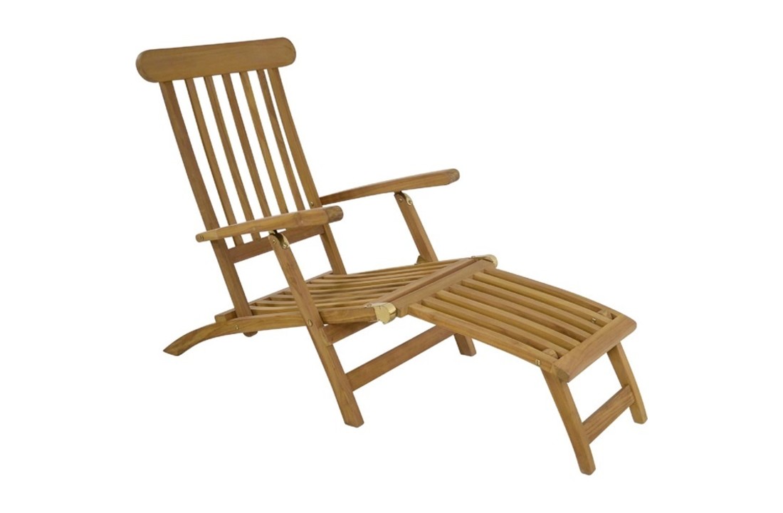 Deckchair teak verstelbaar
