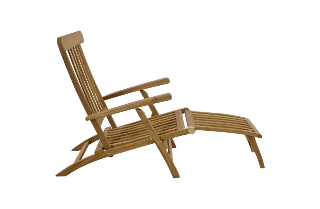 Deckchair teak verstelbaar