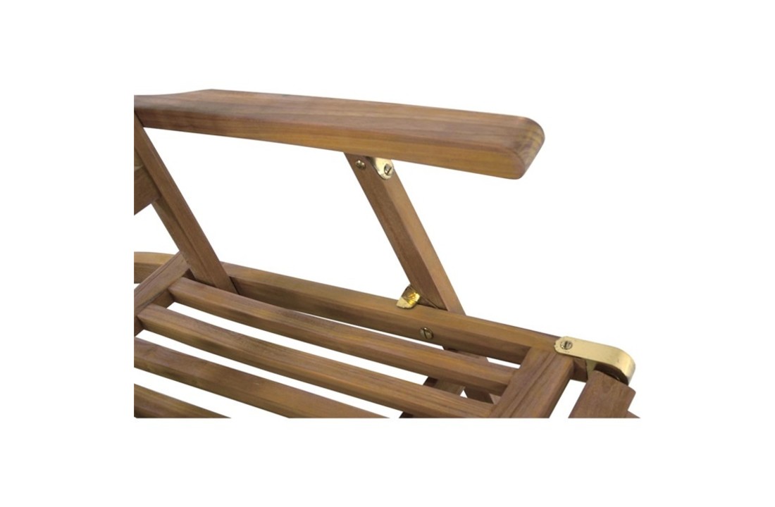 Deckchair teak verstelbaar