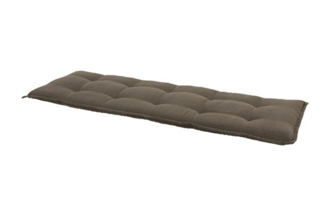 Bankkussen taupe 150cm, 6cm dik