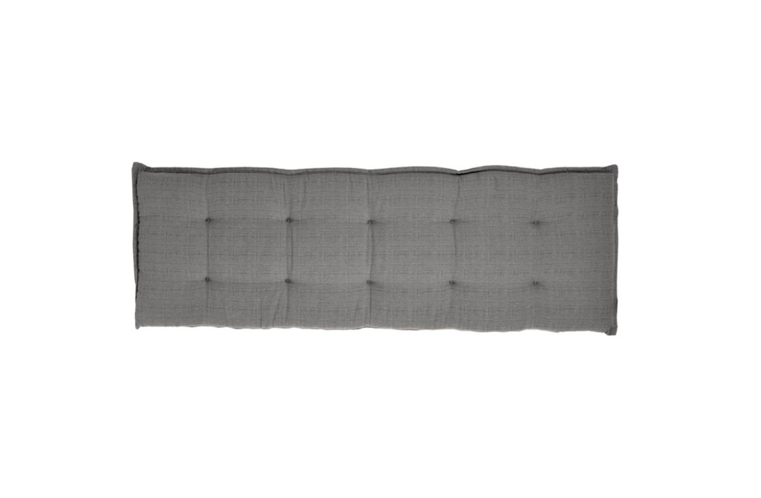Bankkussen antraciet 150cm, 6cm dik