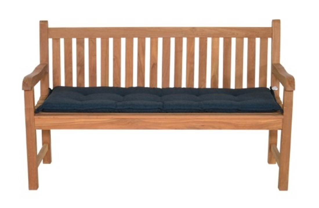 Bankkussen antraciet 150cm, 6cm dik