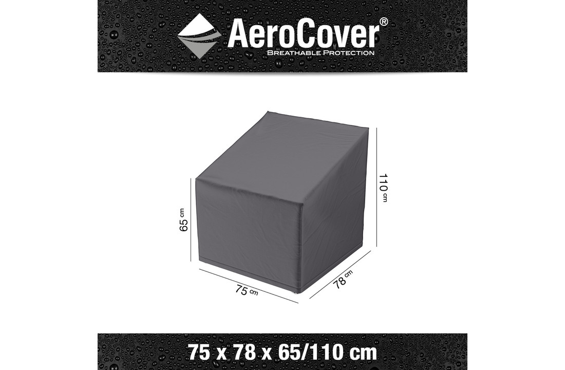 AeroCover - Loungestoelhoes hoge rug XL hoes 75x78x65/110