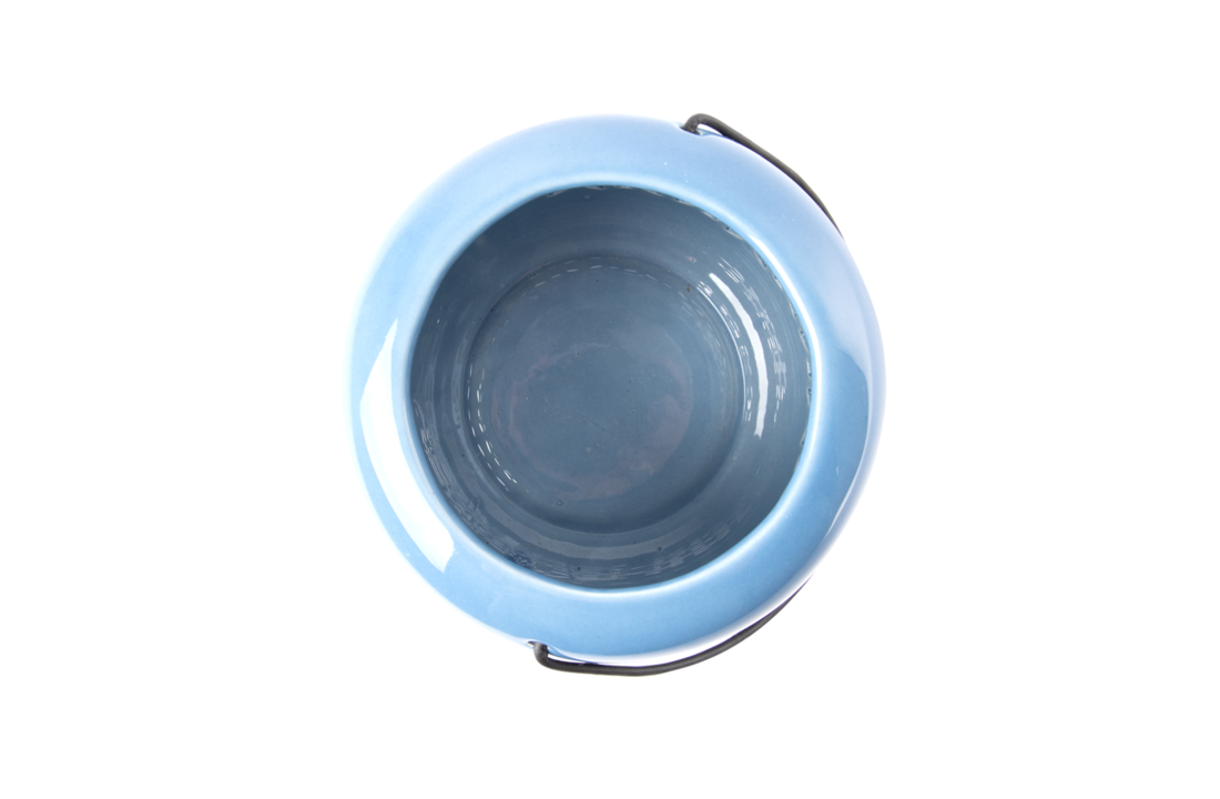 Esschert design - 50 tinten blauw windlicht - M
