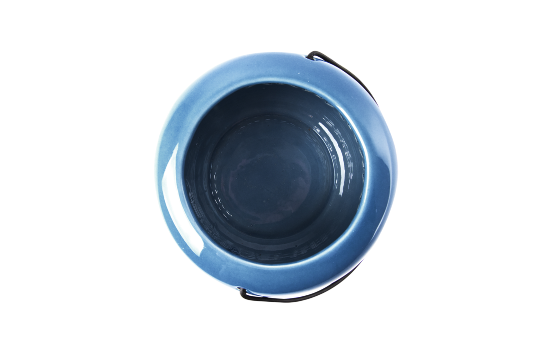 Esschert design - 50 tinten blauw windlicht - M