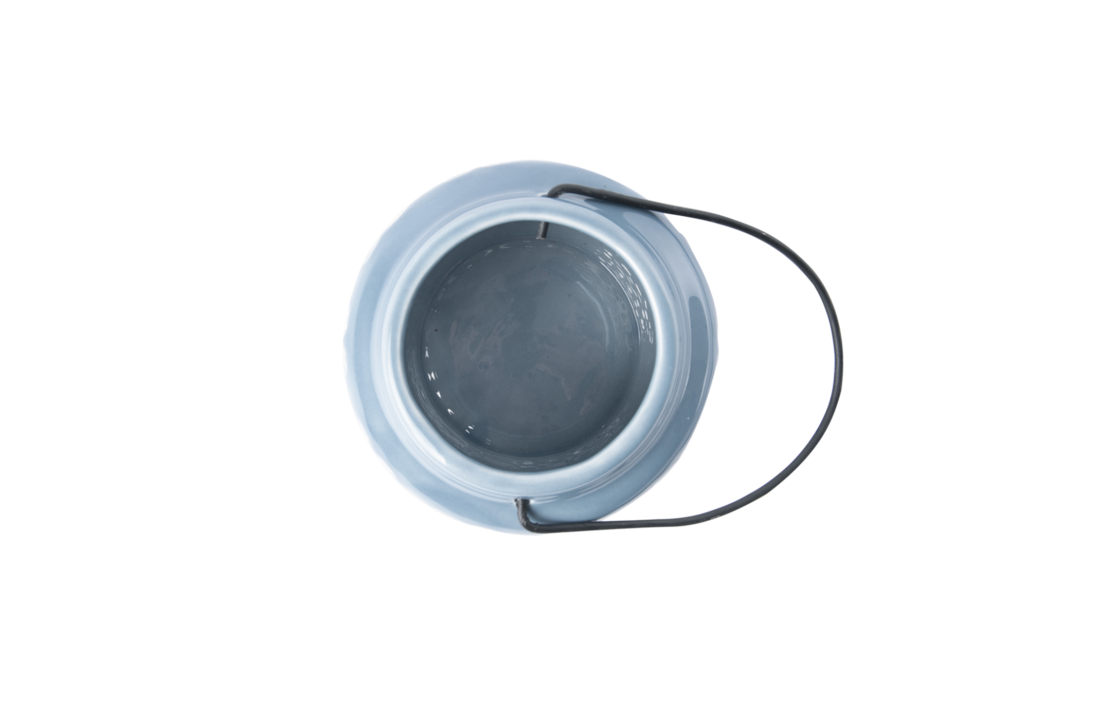 Esschert design - 50 tinten blauw windlicht - S