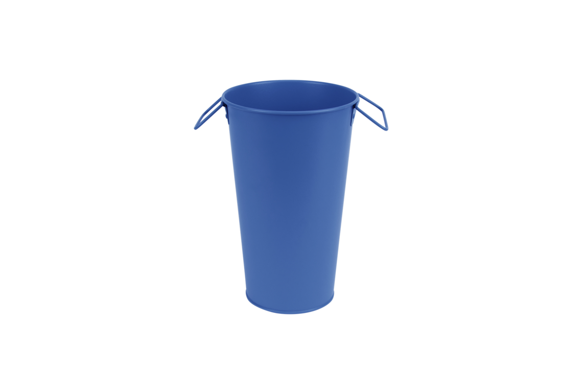 Esschert design - 50 tinten blauw vaas - 18cm (per stuk)