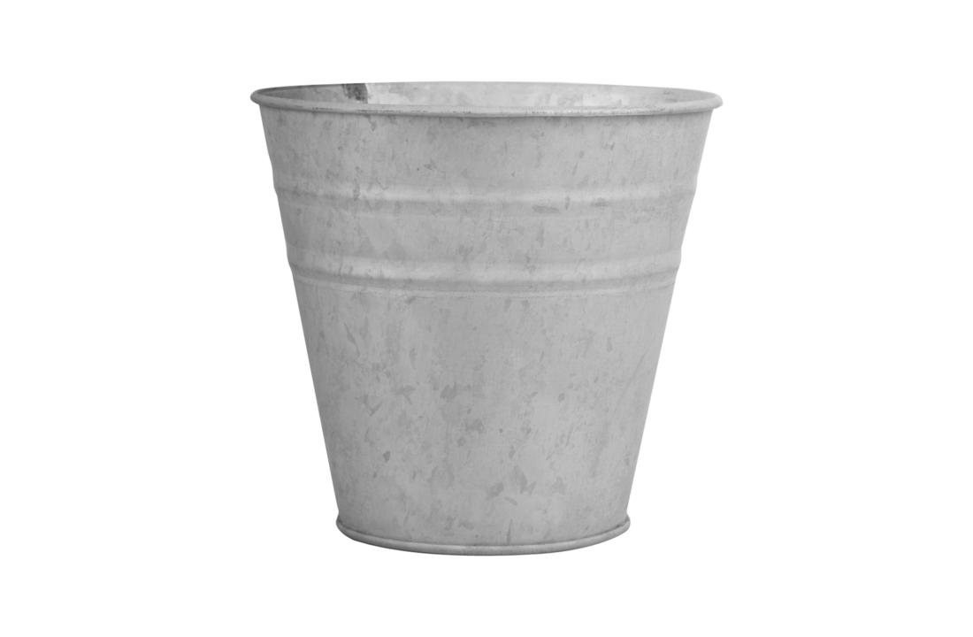 Esschert Design - Oud zink bloempot 14 cm