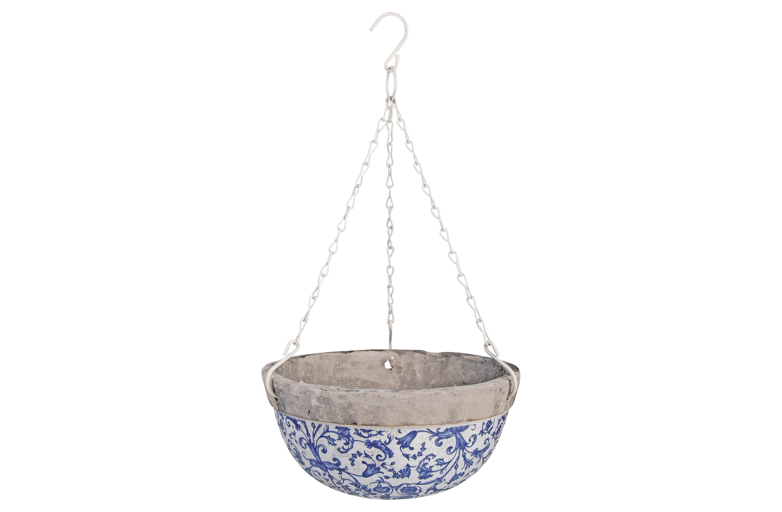Esschert design - Aged ceramic hanging basket