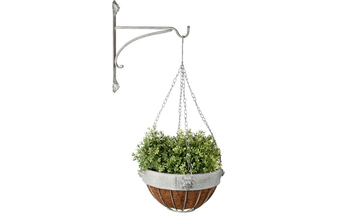 Esschert design - Aged Metal leeuw hanging basket