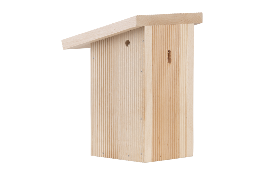 Winterkoning nestkast in cadeaudoos