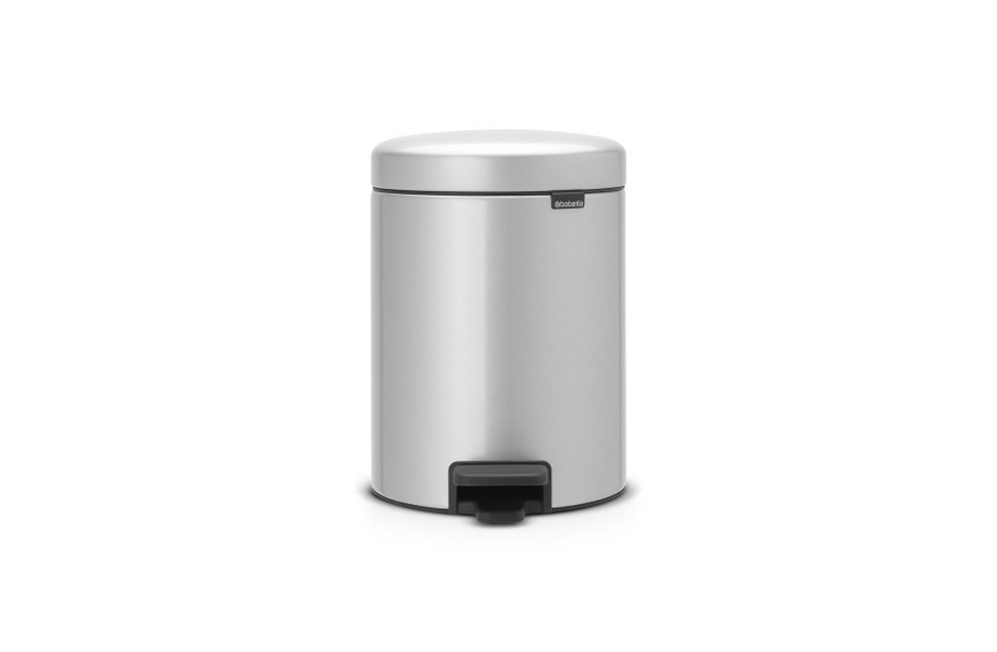 Brabantia Pedaalemmer newicon 5L metallic grey