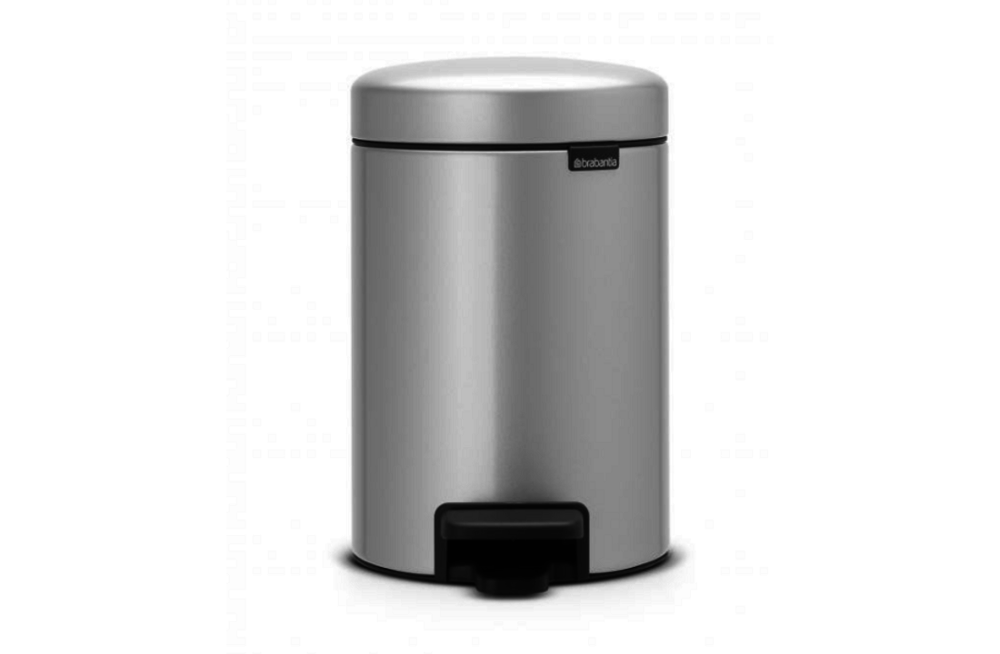 Brabantia Pedaalemmer newicon 3L Metallic grey