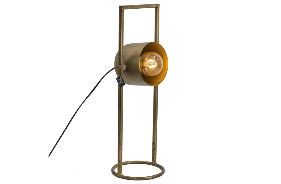 Bureaulamp goud