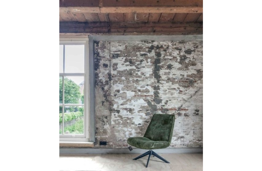 Draaifauteuil velvet olive
