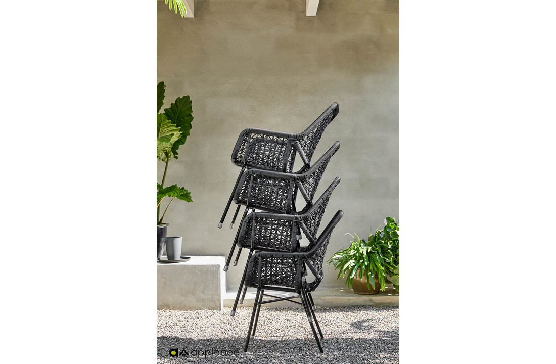 Apple Bee - Stapelstoel Zara black