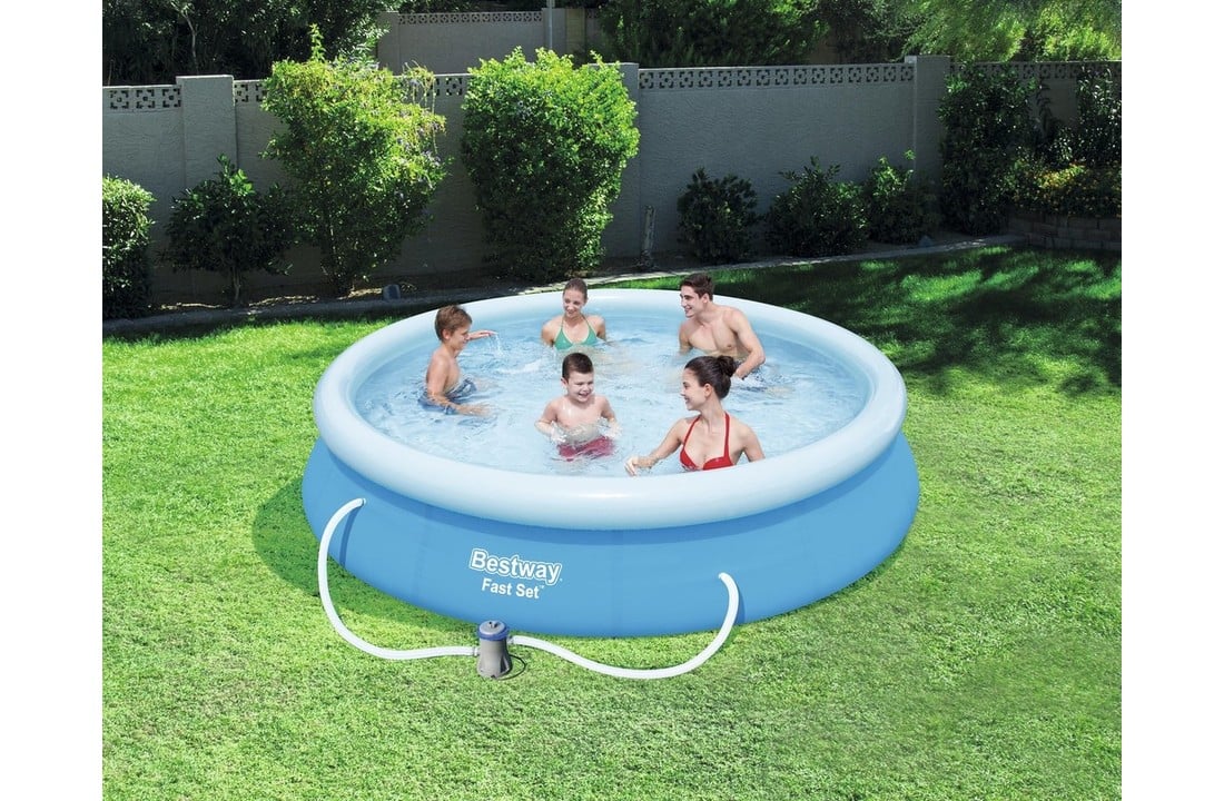 Bestway - Fast Set zwembad rond 366x76cm + pomp