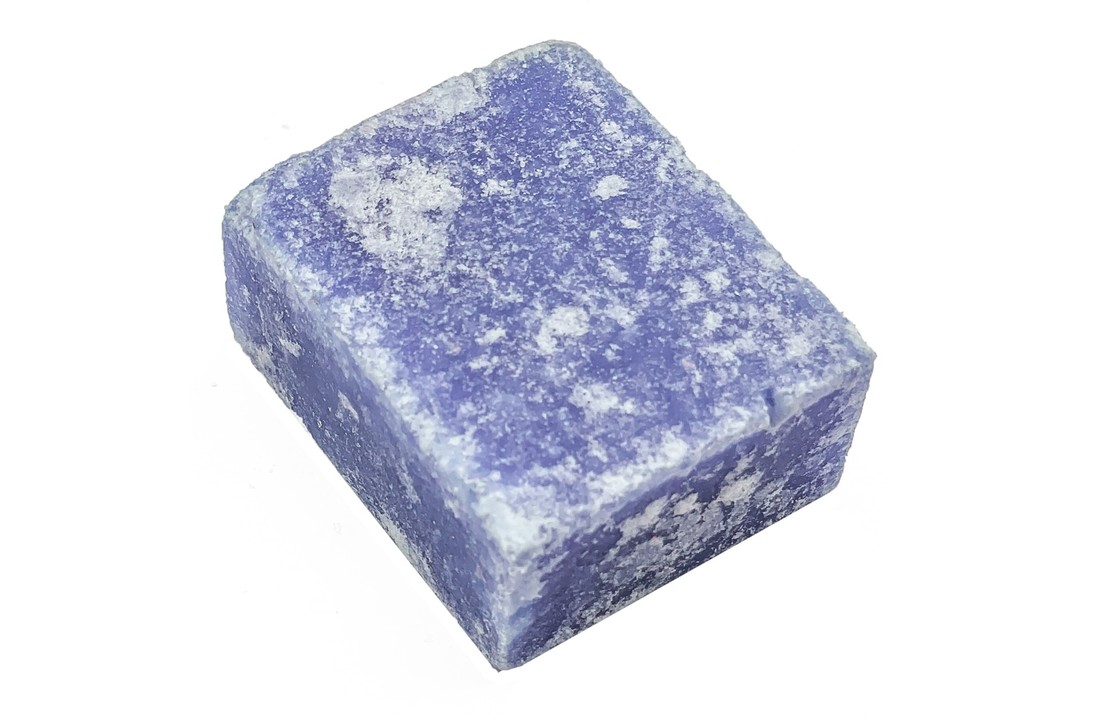 Amber geurblokje met lavendel