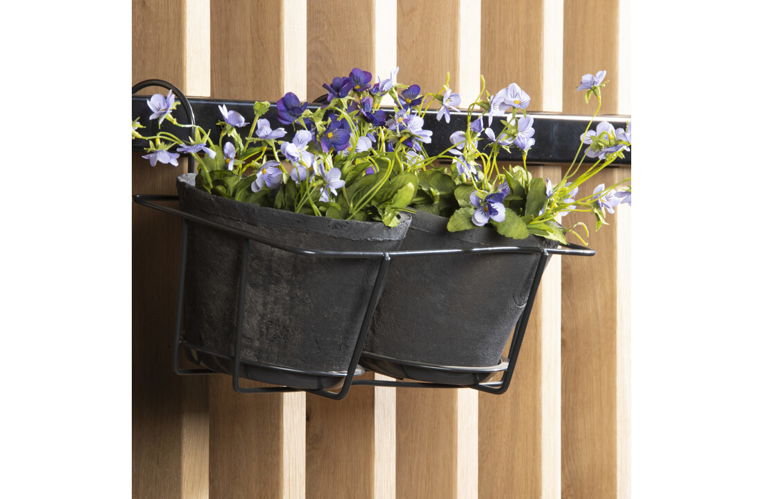 Esschert design - Aged Terracotta bloempot grijs 9,6cm