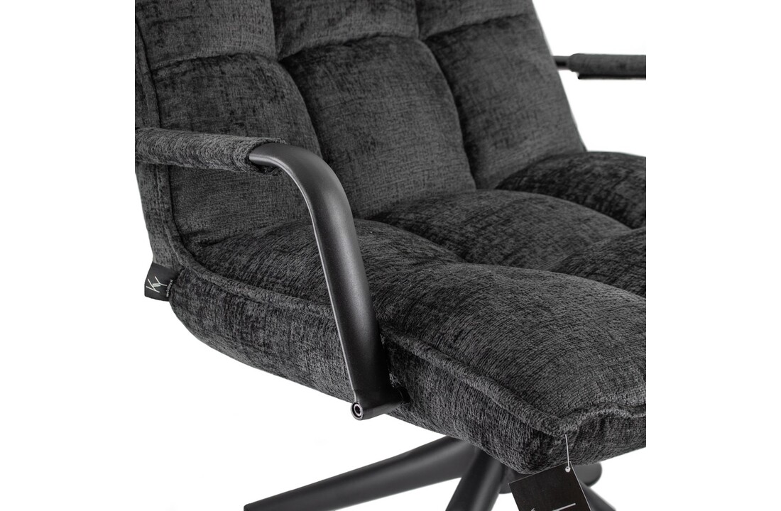 Draaifauteuil met arm antraciet