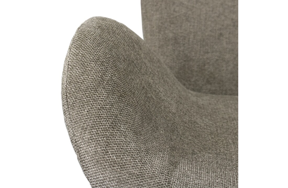 Draaifauteuil Joyce met arm - taupe
