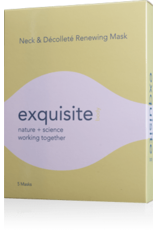 Exquisite Face and Body Neck and Decolleté Renewing Mask, 5 masks