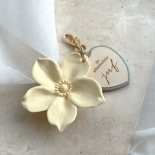 Gepersonaliseerde bloemensleutelhanger Gepersonaliseerde bloemensleutelhanger