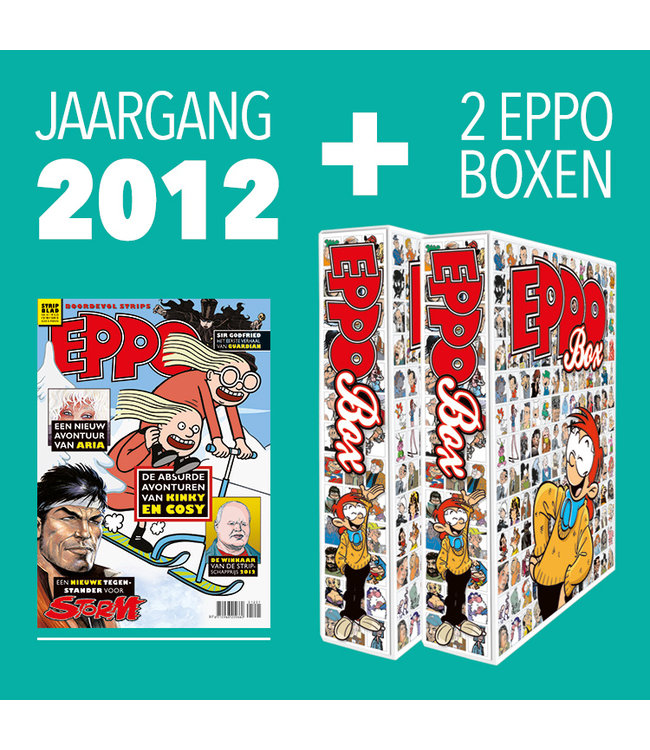 Eppo Stripblad - Jaargang 2012 + 2 Boxen