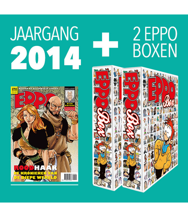 Eppo Stripblad - Jaargang 2014 + 2 Boxen
