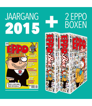 Eppo Stripblad - Jaargang 2015 + 2 Boxen