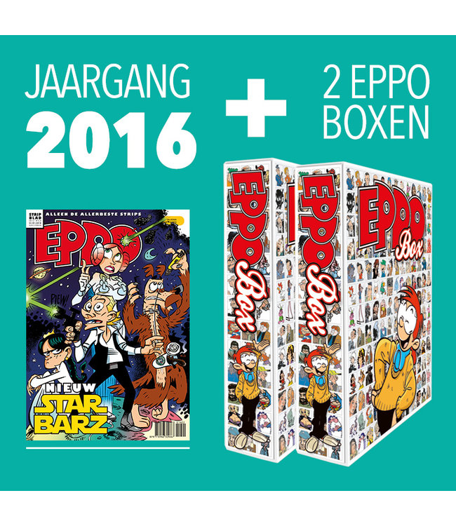 Eppo Stripblad - Jaargang 2016 + 2 Boxen