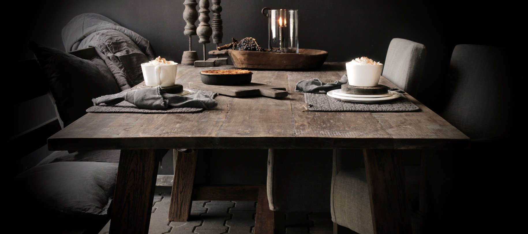 Country Style Dining Tables | Authentic Wooden Dining Tables