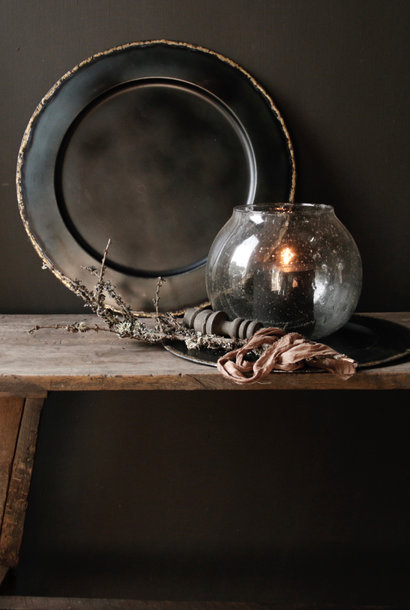 Metal plate Black / copper tin