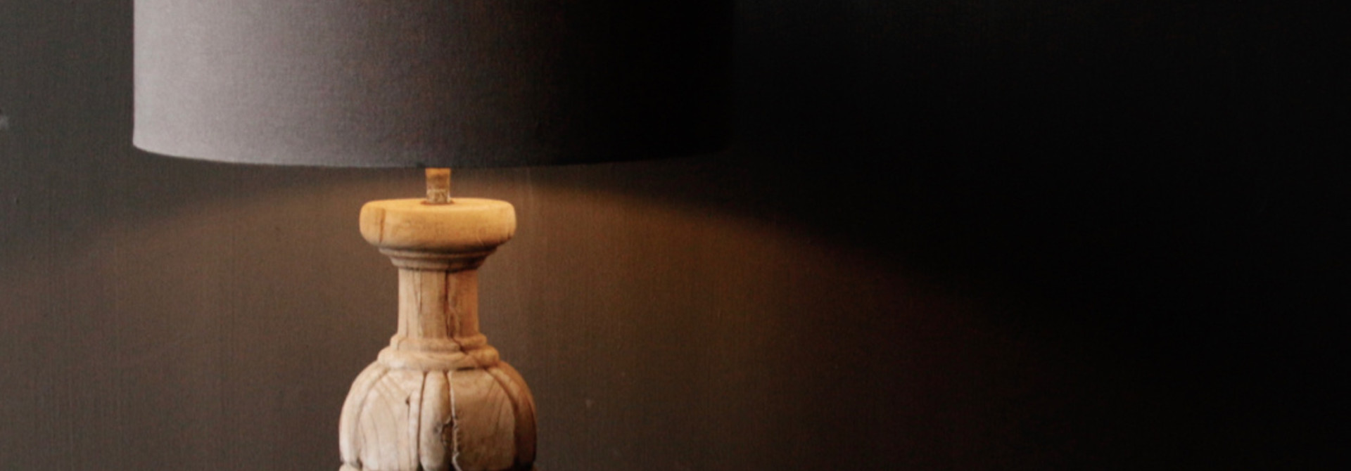 Houten Lamp Voet