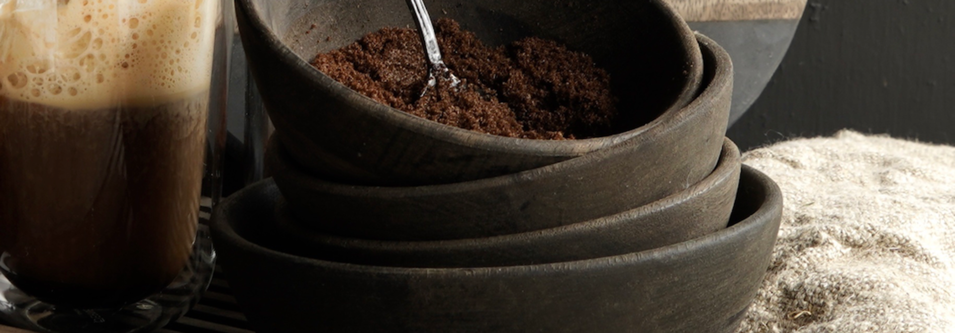 Cool dark wooden bowl