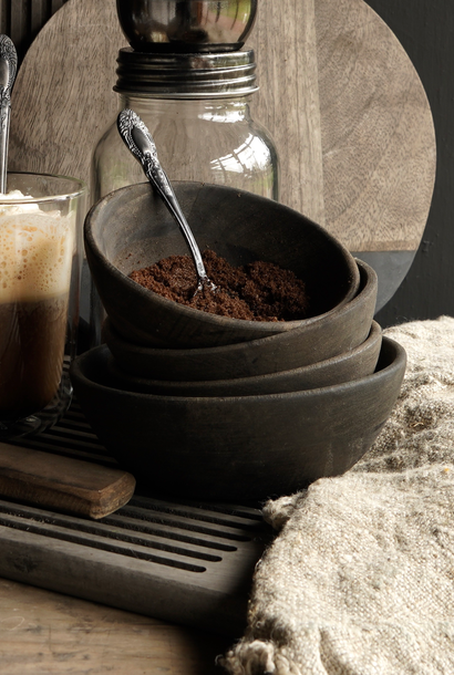 Cool dark wooden bowl