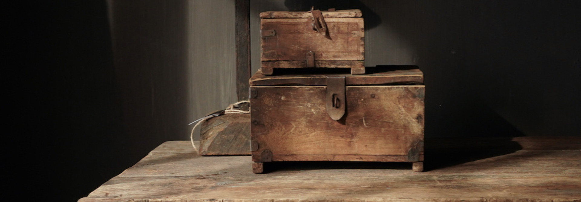 Old Authentic wooden box