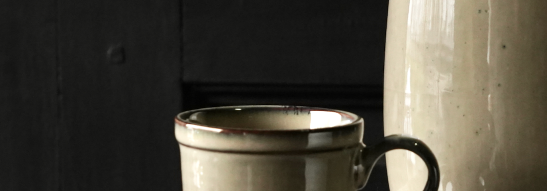 Imperfect Cup and saucer Sand