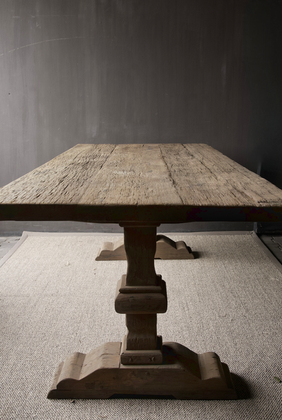 Tough Robust Abbey table, Monastery table made of old wood