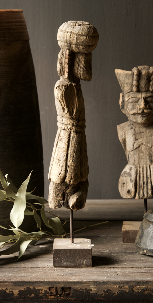Einzigartige Holzfigur Indien-4