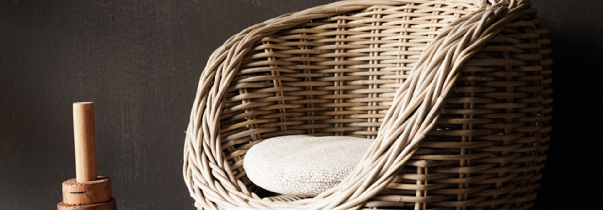 Cool Wicker Children's Chair Mini Egg