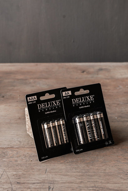 AA & AAA batterijen (4 stuks) | Voor LED kaarsen De Luxe