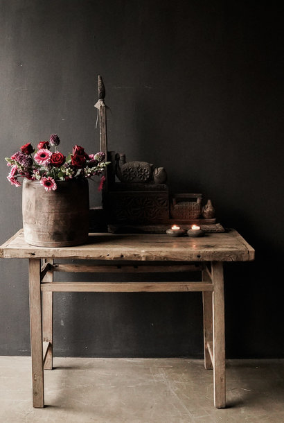 Old wooden side table / wall table. Unique item