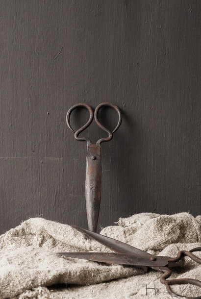 Old iron decoration scissors