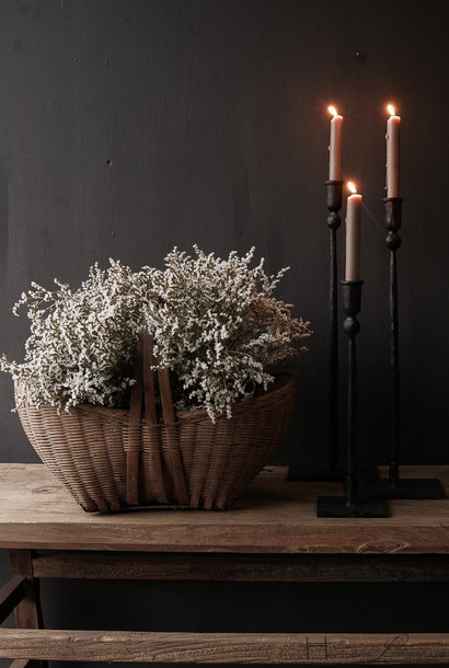 Oud Authentiek Rieten Mandje