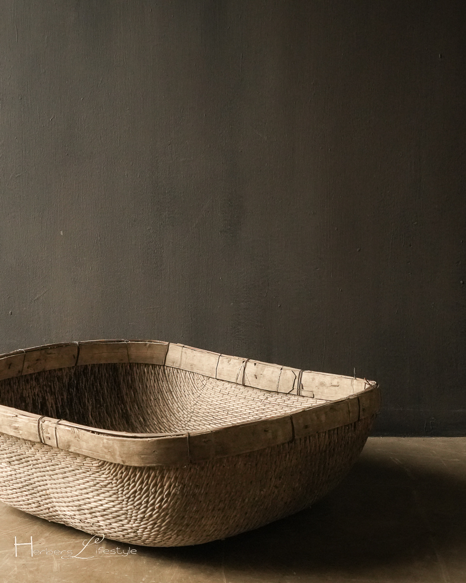 Authentischer quadratischer XXL-Weidenkorb-4