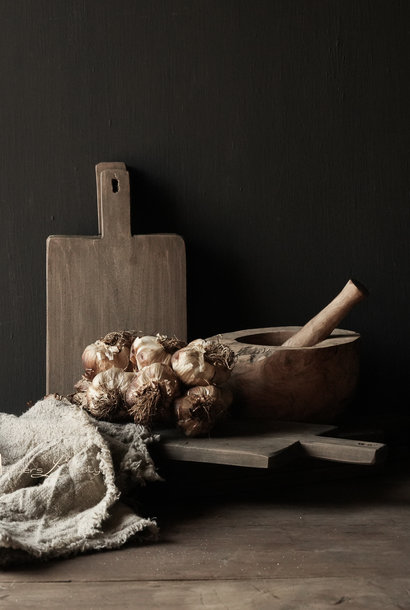 Old wooden bread board / cutting board